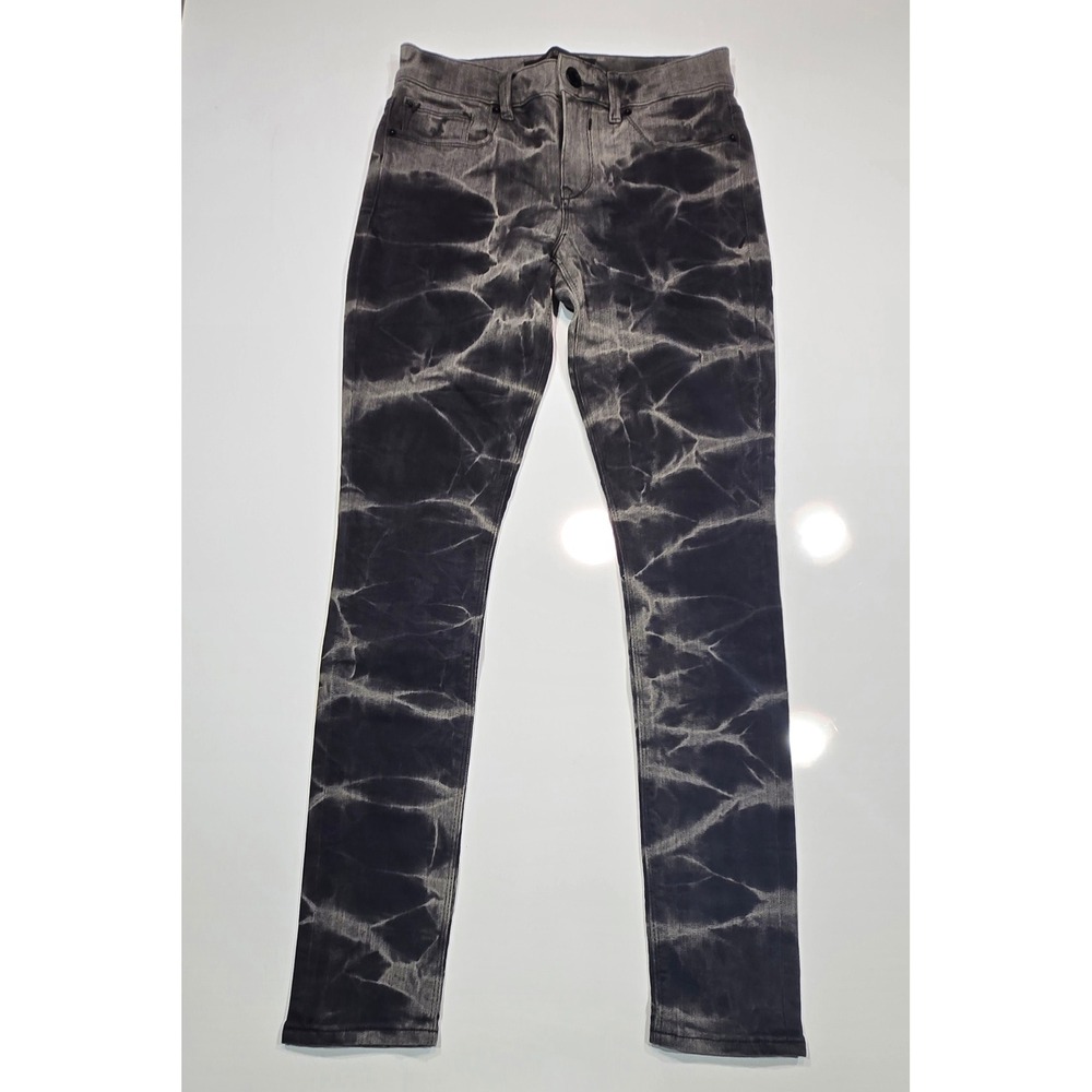 Express Jeans MIA Mid Rise Legging Womens Size 4R Gray Black‎ Wash Distressed